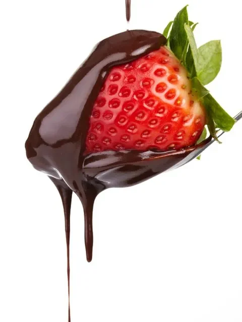 fraise au chocolat